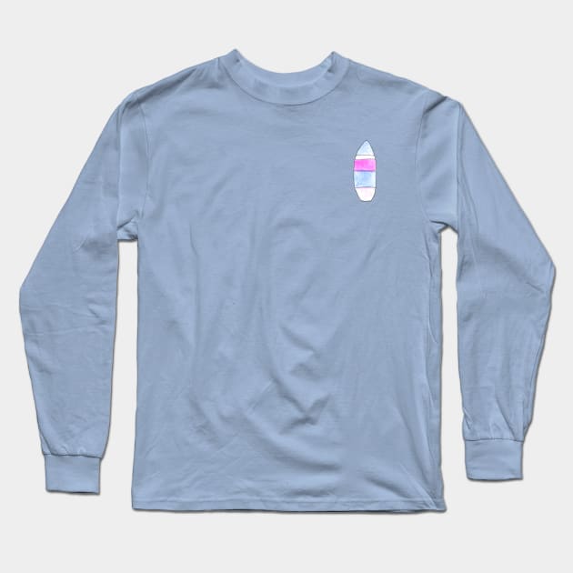 Terrace House Surfboard Long Sleeve T-Shirt by buhloop_art